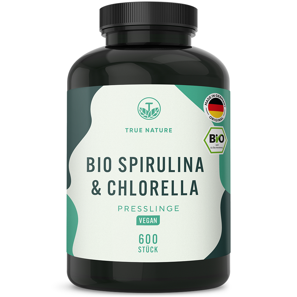 Bio Spirulina und Chlorella Vitamine & Nahrungsergänzungsmittel True Nature Einzeln