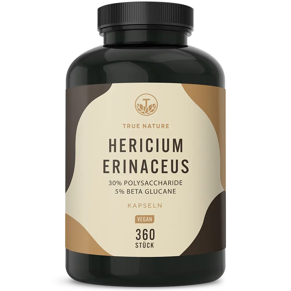 Hericium Erinaceus (Lions Mane) Kapseln True Nature