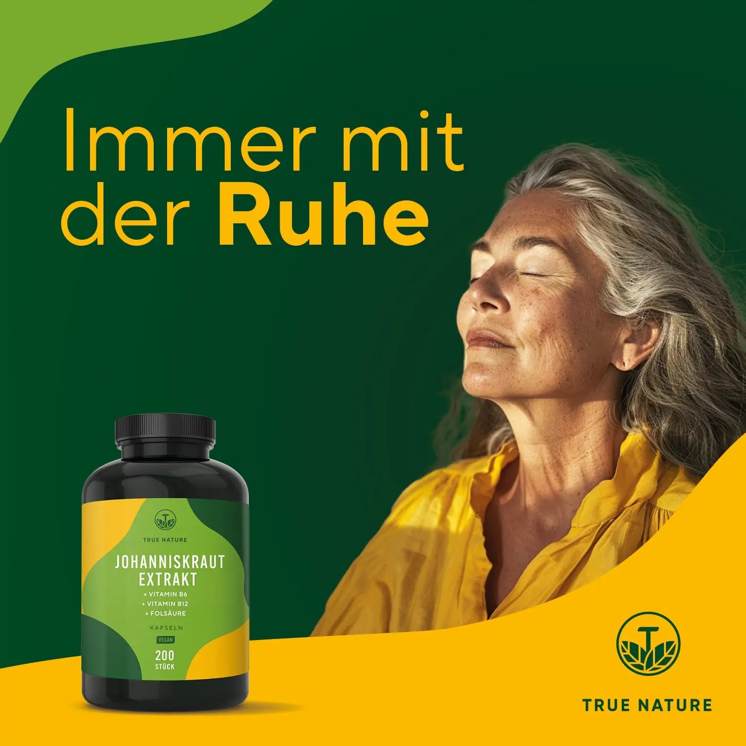 Johanniskraut Extrakt  Kapseln  True Nature   