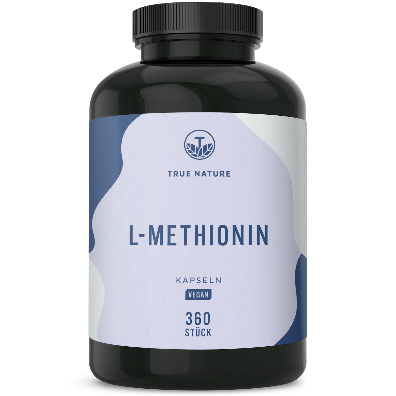 L-Methionin 500mg Kapseln - 360 Stück, vegan - True Nature