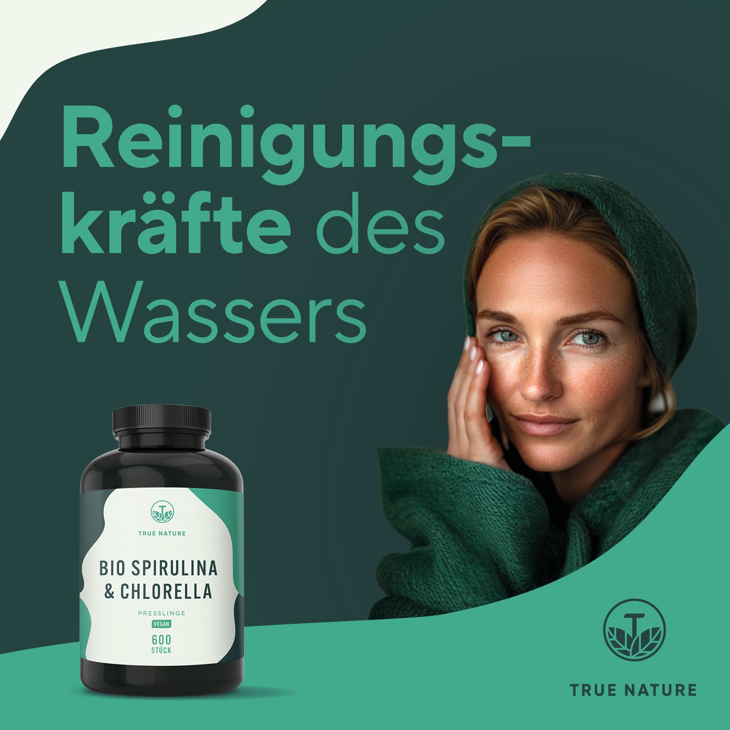 Bio Spirulina und Chlorella Vitamine & Nahrungsergänzungsmittel True Nature