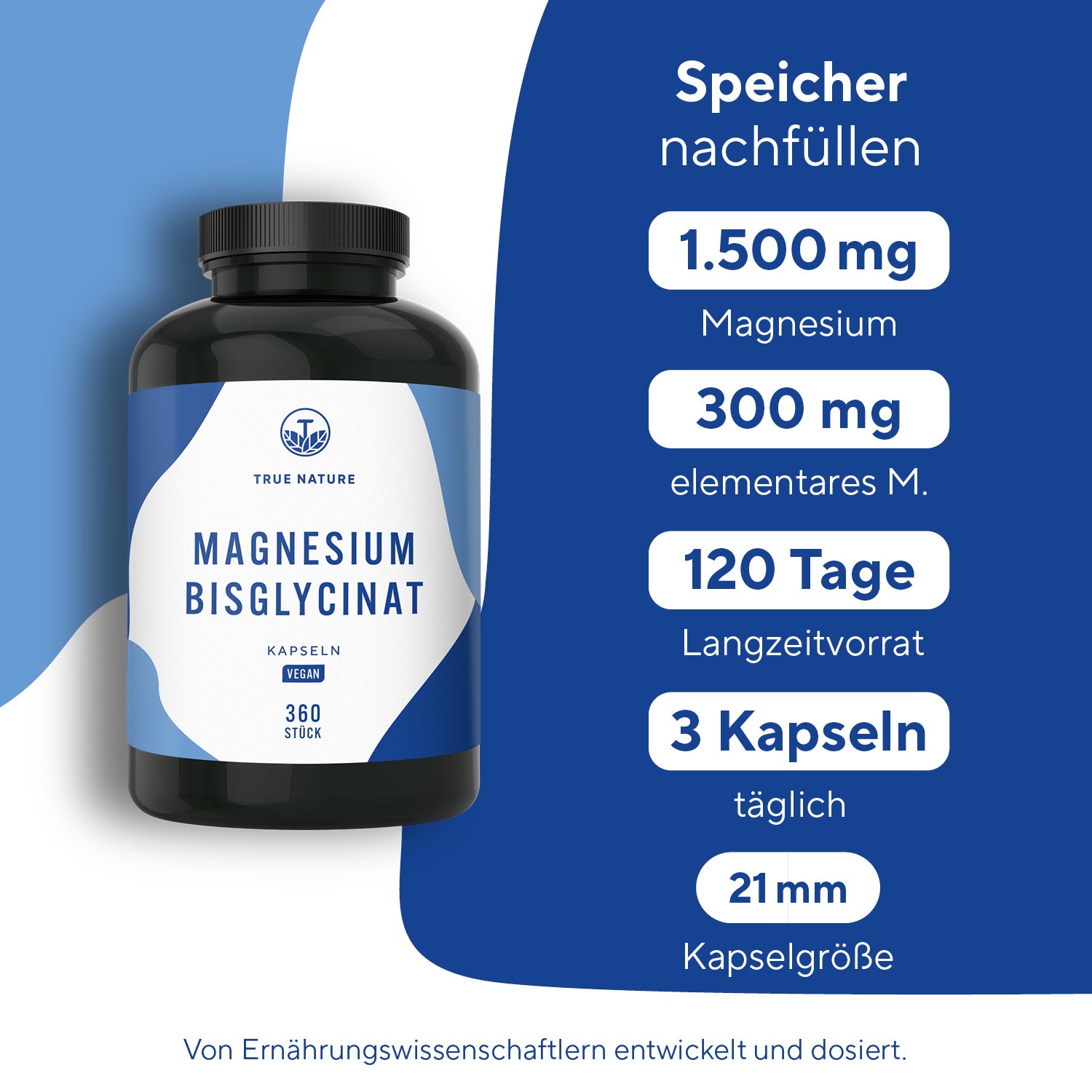 Magnesium Bisglycinat Kapseln