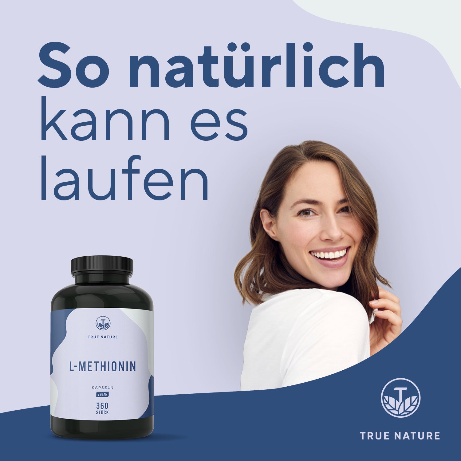 L-Methionin 500mg Kapseln - So natürlich kann es laufen - True Nature