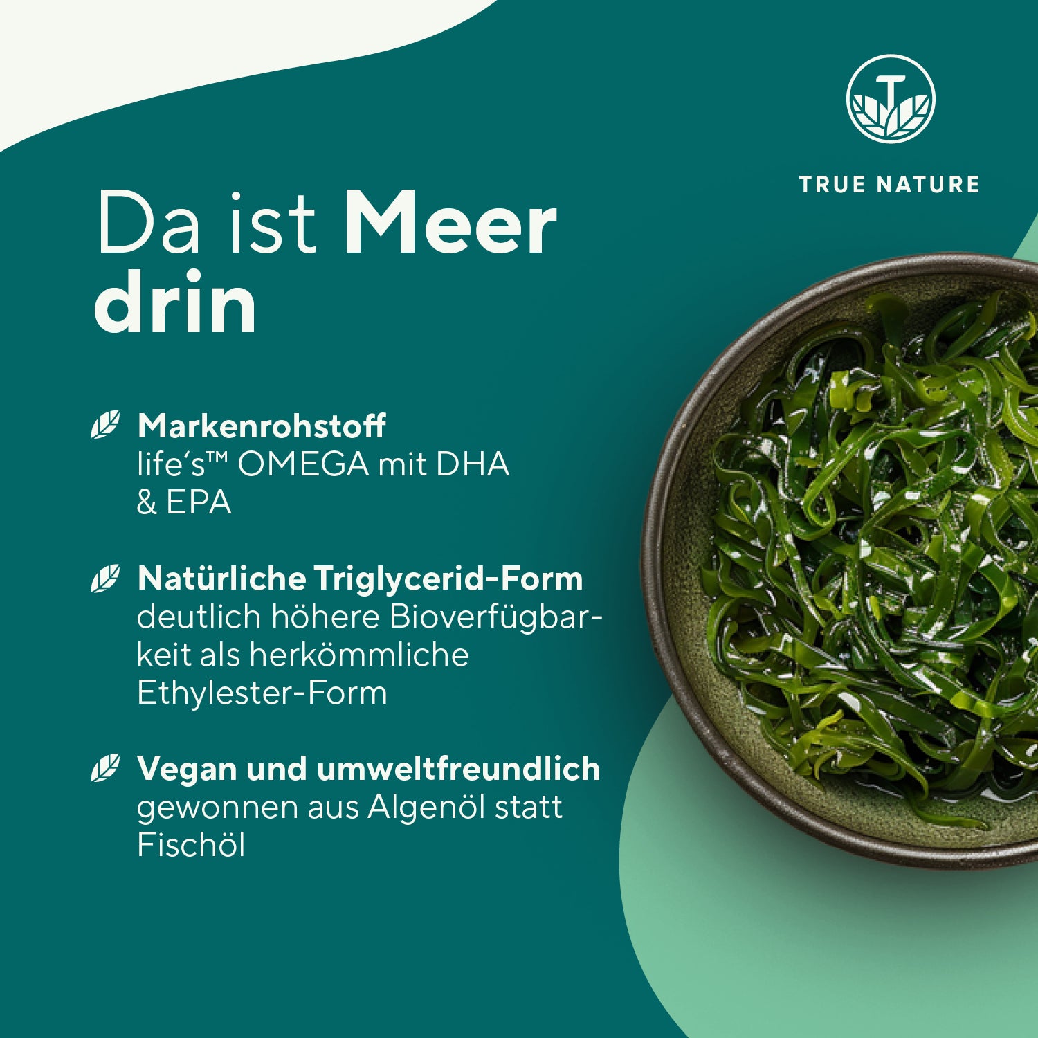 Omega 3 Kapseln - Vegan aus Algenöl